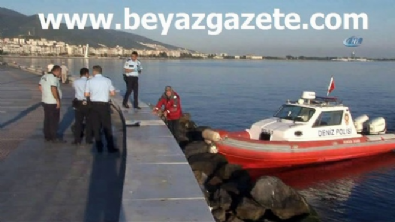 izmir emniyeti - İzmir'de denizden erkek cesedi çıktı!  Videosu