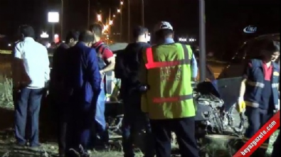 Afyonkarahisar’da korkunç kaza: 4 ölü, 3 yaralı  Videosu