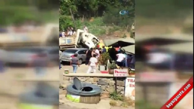 Hafriyat kamyonu dehşet saçtı  Videosu