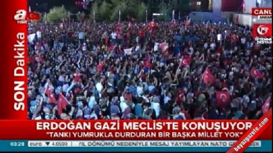 15 temmuz darbe girisimi - TBMM'de Cumhurbaşkanı Erdoğan'ın konuşması #15Temmuz Videosu