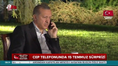 15 temmuz darbe girisimi - Telefon aramalarında Cumhurbaşkanı Erdoğan sürprizi  Videosu