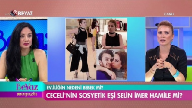 beyaz magazin - Mustafa Ceceli'nin eşi Selin İmer hamile mi?  Videosu