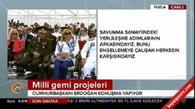 recep tayyip erdogan - Cumhurbaşkanı Erdoğan: Uçak gemisi hayal olmaktan çıktı  Videosu