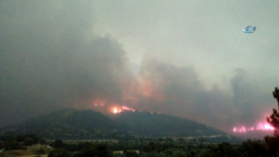 itfaiye araci - Denizli'de orman yangını! İki mahalle boşaltıldı Videosu