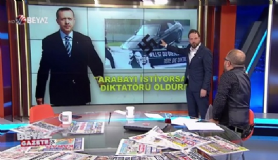 omur varol la beyaz gazete - Skandal pankart ''Erdoğan'a Suikast'' sinyali mi?  Videosu