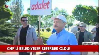 gundem ozel - CHP'li belediyeler yürüyüş için seferber oldu  Videosu