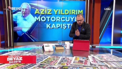 aziz yildirim - Aziz Yıldırım, trafikte motorcuyla kapıştı  Videosu
