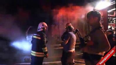 Onlarca tavuğu telef eden yangın 