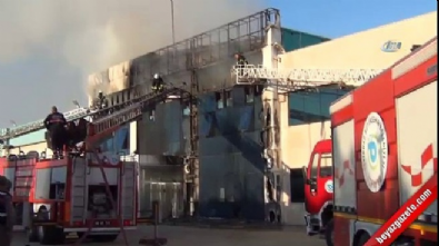 Tekirdağ Ergene'de fabrika yangını 