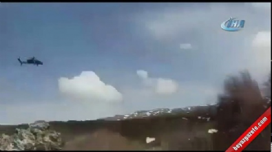 turk silahli kuvvetleri - Ağrı'da helikopterli terör operasyonu kamerada  Videosu