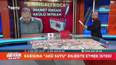 beyaz gazete - Bıçakladığı karısını ''Akü'' ile zehirlemek istedi  Videosu