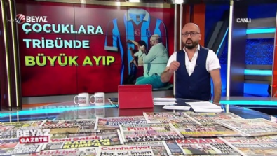 beyaz gazete - Çocuklara tribünde büyük ayıp  Videosu