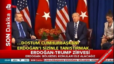 trump - Erdoğan-Trump görüşmesi başladı Videosu