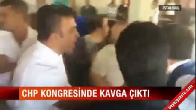 CHP'nin Ataşehir kongresinde kavga  Videosu
