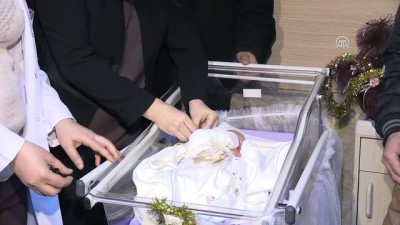 Ankara'da yeni yılın ilk bebeği 'Alperen Kaan' oldu 