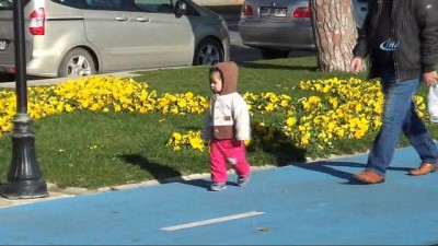 gunesli hava -  Güneşli havayı fırsat bilen Tekirdağlılar kendilerini dışarı attı  Videosu
