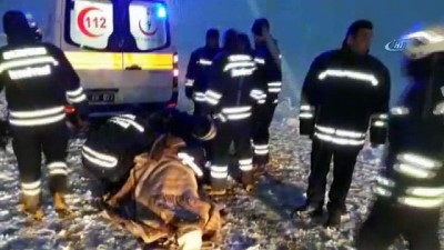  İran plakalı yolcu otobüsü devrildi: 18 yaralı 
