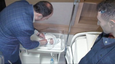  Konya’da yeni yılın ilk bebeği “Bekir” bebek oldu 
