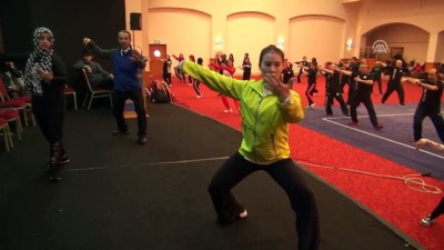 savunma sanati - Wushu kung fu sporunda hedef Çin'i geçmek - ANTALYA  Videosu