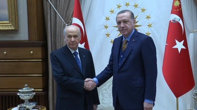  Cumhurbaşkanı Erdoğan ve Bahçeli 2019’u görüştü