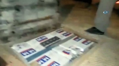 dedektor kopek -  Gaziantep’te 43 bin paket kaçak sigara yakalandı  Videosu