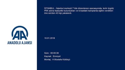 salda - İstanbul merkezli terör operasyonu  Videosu