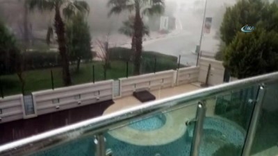 dolu yagisi -  Antalya’da sağanak yağmur ve dolu yağışı  Videosu