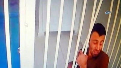 jandarma karakolu -  Demir parmaklıkları eğerek nezaretten kaçtı, kayınpederinin evinde yakalandı  Videosu