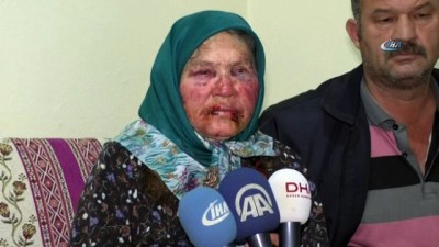 evde tek basina - 'Oğlunun arkadaşıyım' diye kapıyı çalıp yaşlı kadını öldüresiye dövdü  Videosu