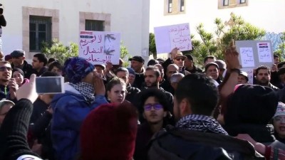 kemer sikma - Tunus'ta hayat pahalılığı protestoları - SFAKES Videosu