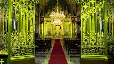 tarihi mekan - 'Demir Kilise'ye ziyaretçi ilgisi - İSTANBUL  Videosu