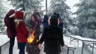 hafta sonu -  Kartepe'de kar yağışı yeniden başladı  Videosu