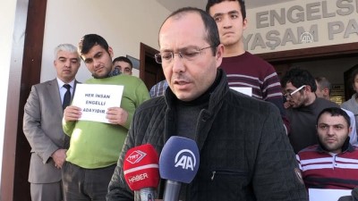 isitme engelli - Adana'da engelli gencin darbedilmesi - Engelli derneği üyeleri saldırıyı kınadı - AMASYA Videosu