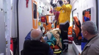 osmanpasa -  Ayağını yem karma makinesine kaptıran genç ağır yaralandı  Videosu