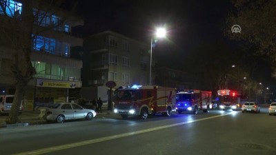 Başkentte iş yeri yangını 