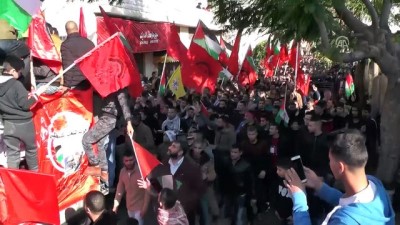 kabristan - Batı Şeria şehidini uğurladı - KALKİLYA Videosu