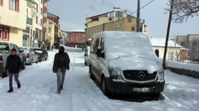 yagan -  Karlıova'da 5-10 santimlik kar mutlu etmedi  Videosu