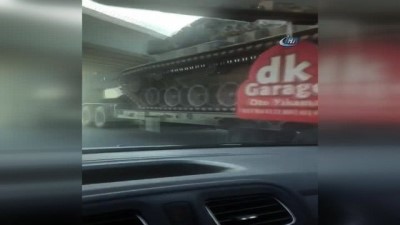 askeri arac -  Suriye sınırına sevkiyat sürüyor Videosu