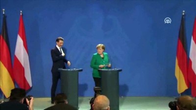 Merkel - Kurz ortak basın toplantısı - BERLİN