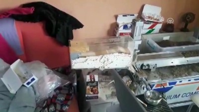 kacak - Oturma odasını kaçak sigara atölyesine çevirmiş - ANKARA  Videosu