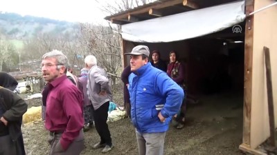 samanlik - Yanan evden eşyalarını kurtarmaya çalıştılar (2) - BOLU Videosu