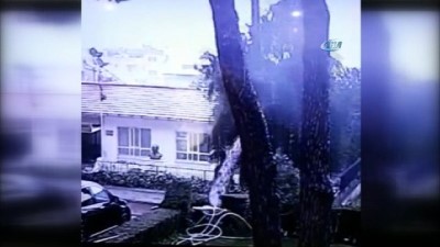 asiri yagis -  Devrilen ağaçtan saniyelerle böyle kurtuldular  Videosu