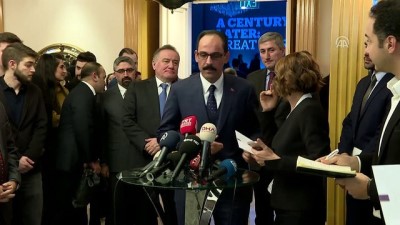 basin mensuplari - İbrahim Kalın: 'Türkiye kimseden icazet almadan bu tedbirleri almaya devam edecektir' - İSTANBUL Videosu