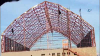 guvenlik onlemi -  İş güvenliği olmadan böyle çalıştılar  Videosu