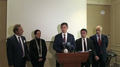 basin toplantisi - Türkiye Barolar Birliği Başkanı Feyzioğlu - VAN Videosu