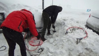 yagan -  Uludağ'da kar kalınlığı 118 santimetreye ulaştı  Videosu