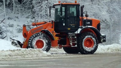 kar kalinligi - Kar yağışı etkisini yitirdi - BOLU  Videosu