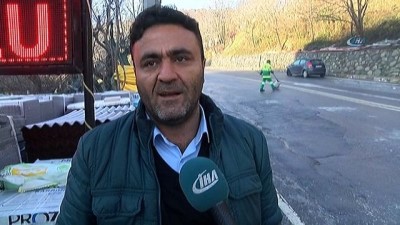 zincirleme kaza -  Sarıyer’de buzlanma nedeniyle 9 araç birbirine girdi  Videosu