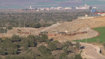 hanli -  Sınırda obüsler PYD mevzilerine ateş etmeye başladı Videosu