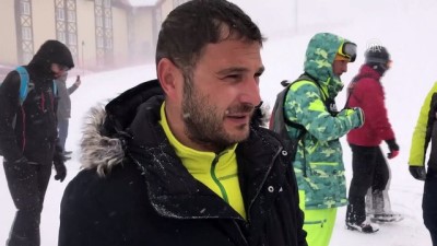 yaris pisti - Snowboard Boardercross Dünya Şampiyonası'na kar engeli - ERZURUM Videosu